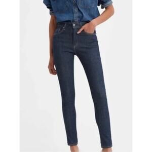 Levi's Made & Crafted Women’s Cigarette Slim Jeans Italian Denim Dark Blue